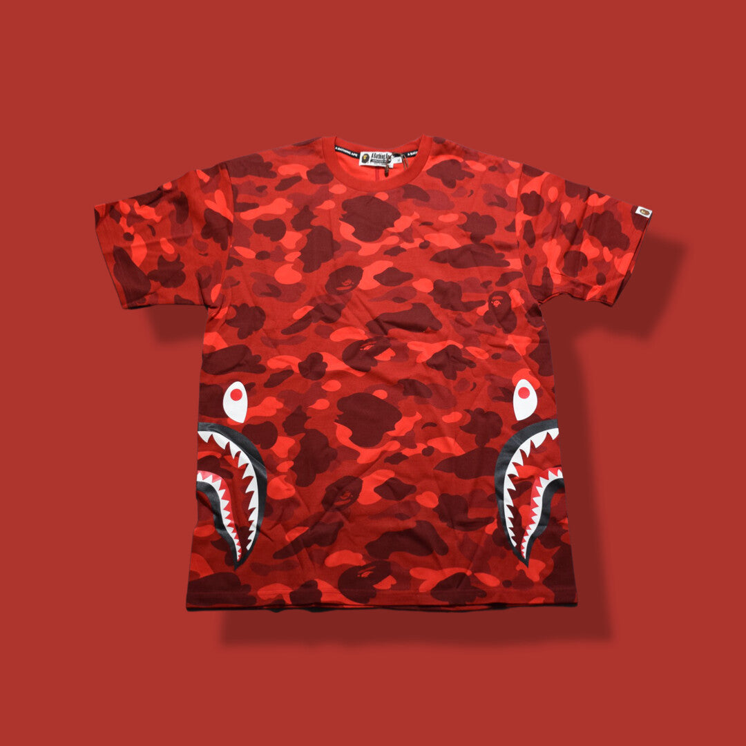 Bape side shark tee